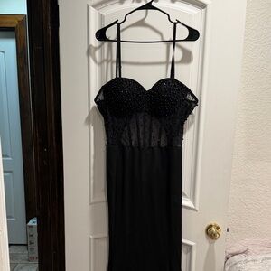 Fashion Nova Black Elegant Dress